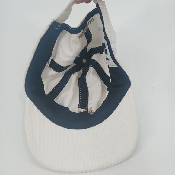 A24 Films LLC Embroidered Logo White Corduroy Baseball Cap Hat Adjustable main image 4